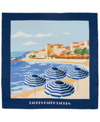 Conversational Small Square Scarf