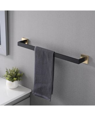 4- Piece Bathroom Hardware Set, Towel Bar, Toilet Paper Holder, Hand Towel Rack and Robe Hook, Stainless Steel