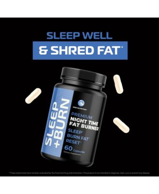 Night Time Fat Burner to Shred While You Sleep | Belly Fat Burner, Carb Blocker & Weight Loss Support Supplements | 2 Pack