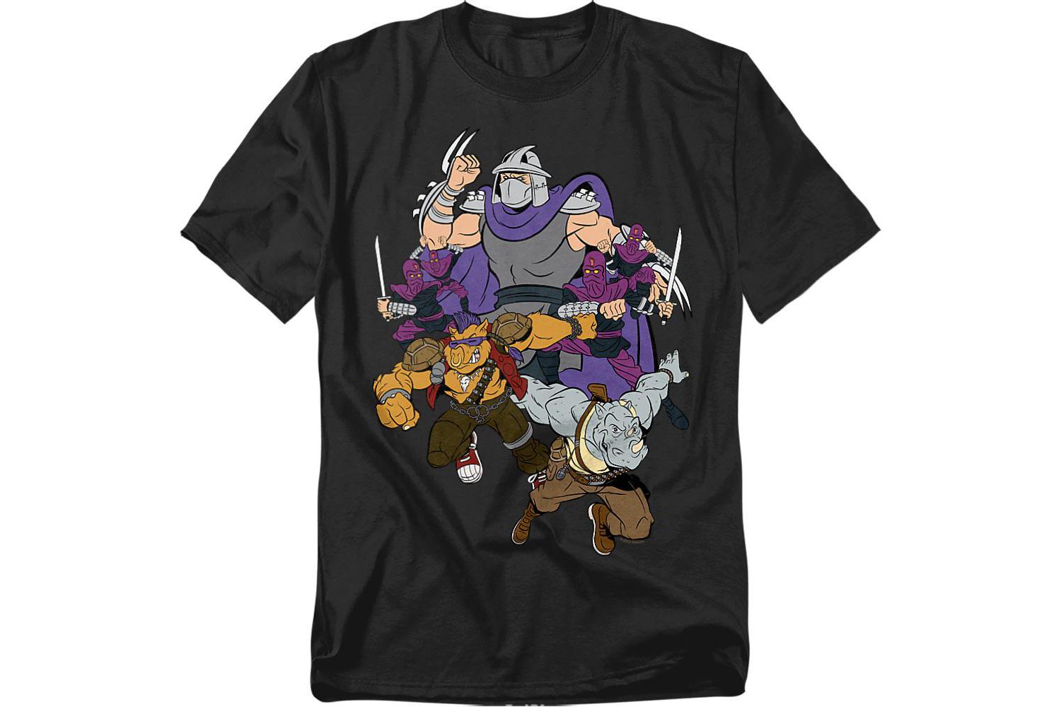 Big & Tall Shredder And Foot Clan T-Shirt