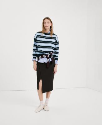 Women's Knit Striped Sweater