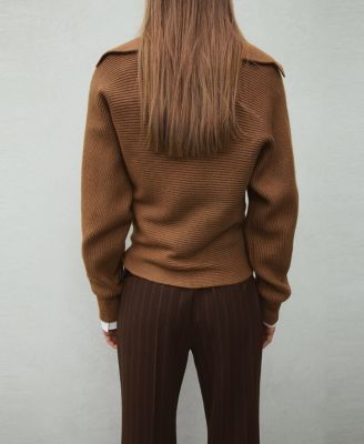 Women's V-Neck Knit Sweater