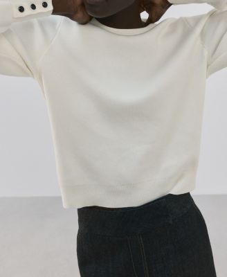 Women's Buttoned Cuffs Sweater