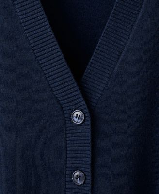 Women's V-Neck Knitted Cardigan Sweater