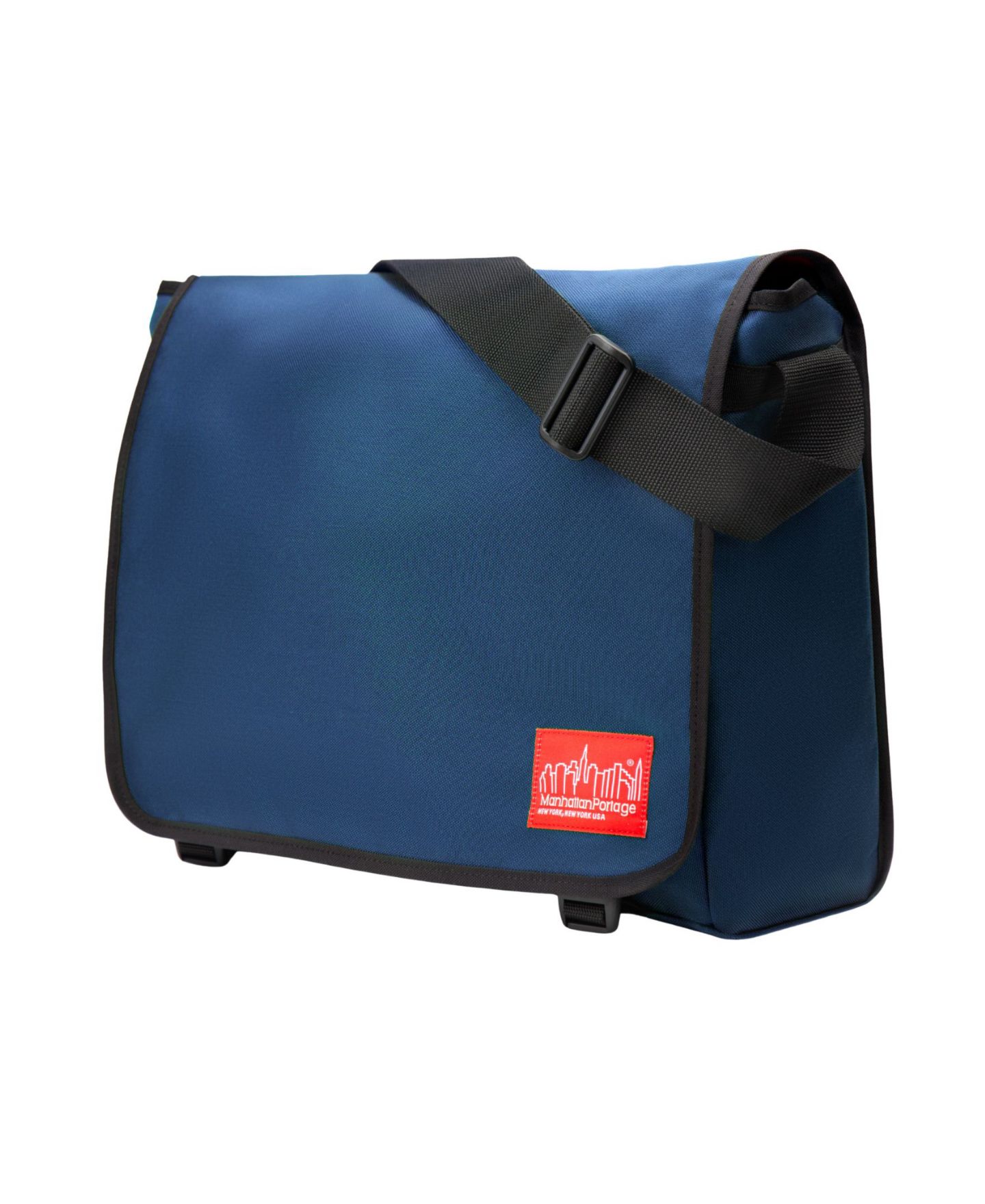 Женская сумка Manhattan Portage Large DJ Deluxe Computer Messenger, цвет: Тёмно-синий — фото 2