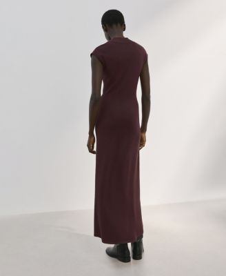 Women's Perkins-Neck Knitted Dress