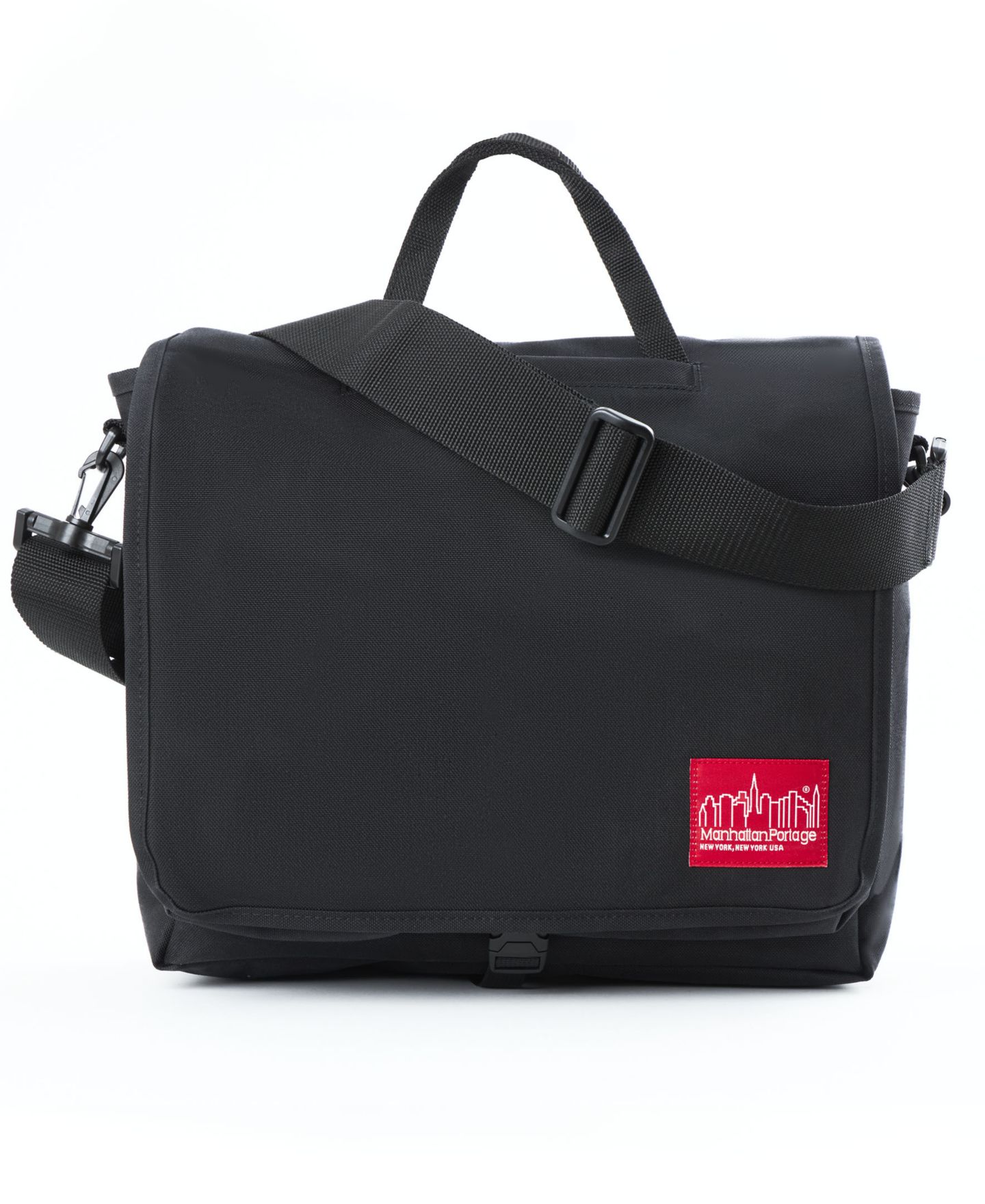 Женская сумка Manhattan Portage Large DJ Bag Deluxe Messenger, цвет: Чёрный — фото 1
