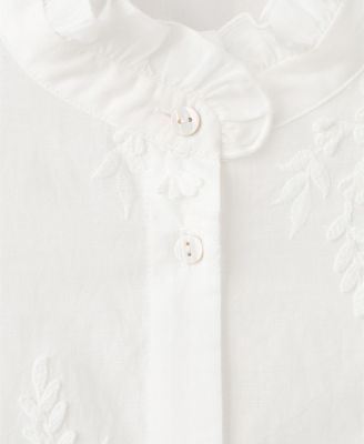 Women's Floral Embroidery Blouse