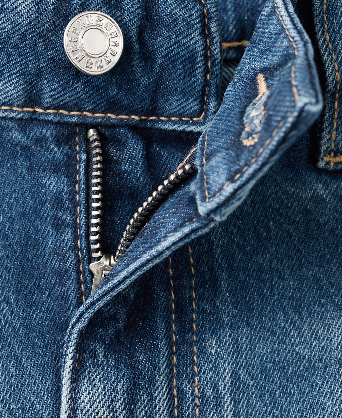 Mango Women's Midi Denim Skirt