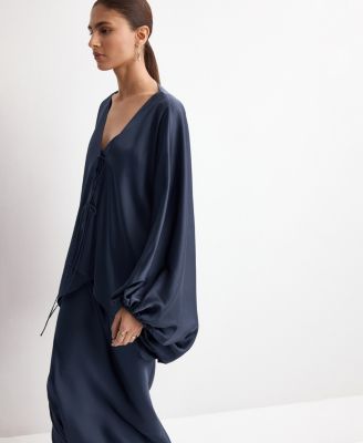 Women's Puffed Sleeves Top