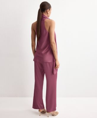 Women's Scarf Neck Top