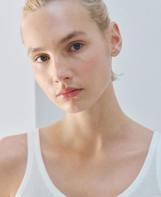 Women's Cotton Round-Neck Top