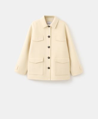 Women's Pockets Wool Jacket