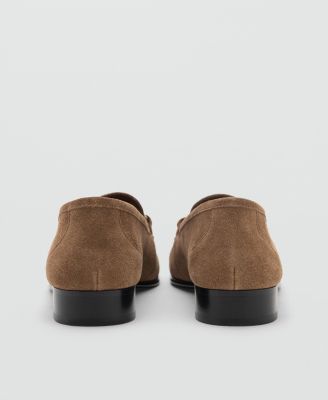 Women's Buckle Leather Moccasins