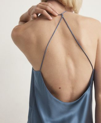 Women's Silk Straps Nightgown