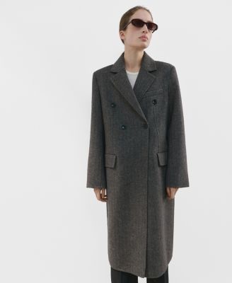 Women's Double-Breasted Wool Coat