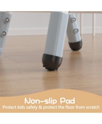 2 Pack Adjustable Kid Kitchen Chairs Indoor 3 Level Adjustable Suitable for Age 2-10