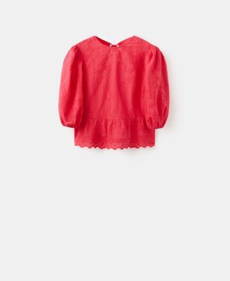 Women's Floral Embroidered Blouse