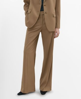 Women's Straight Low-Rise Suit Pants