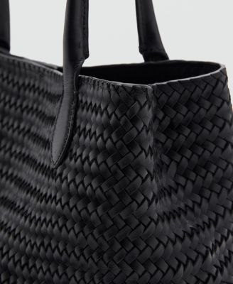 Women's Braided Leather Bag