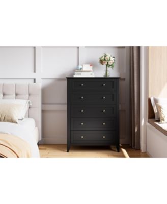 5 Drawers Dresser for Bedroom,Storage Dressers Organizer with Handles & Deep Drawers