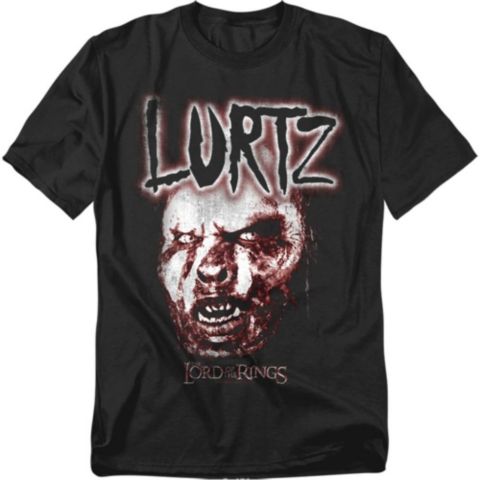 Мужская футболка Lord Of The Rings Evil Lurtz, цвет: Чёрный