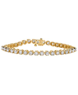 Diamond Bracelet (7 ct. t.w.) in 14k Yellow Gold
