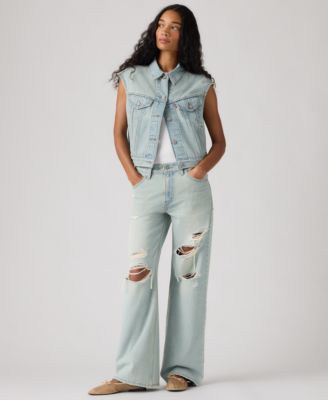 Women's Mid-Rise Wide-Leg Bootcut Jeans