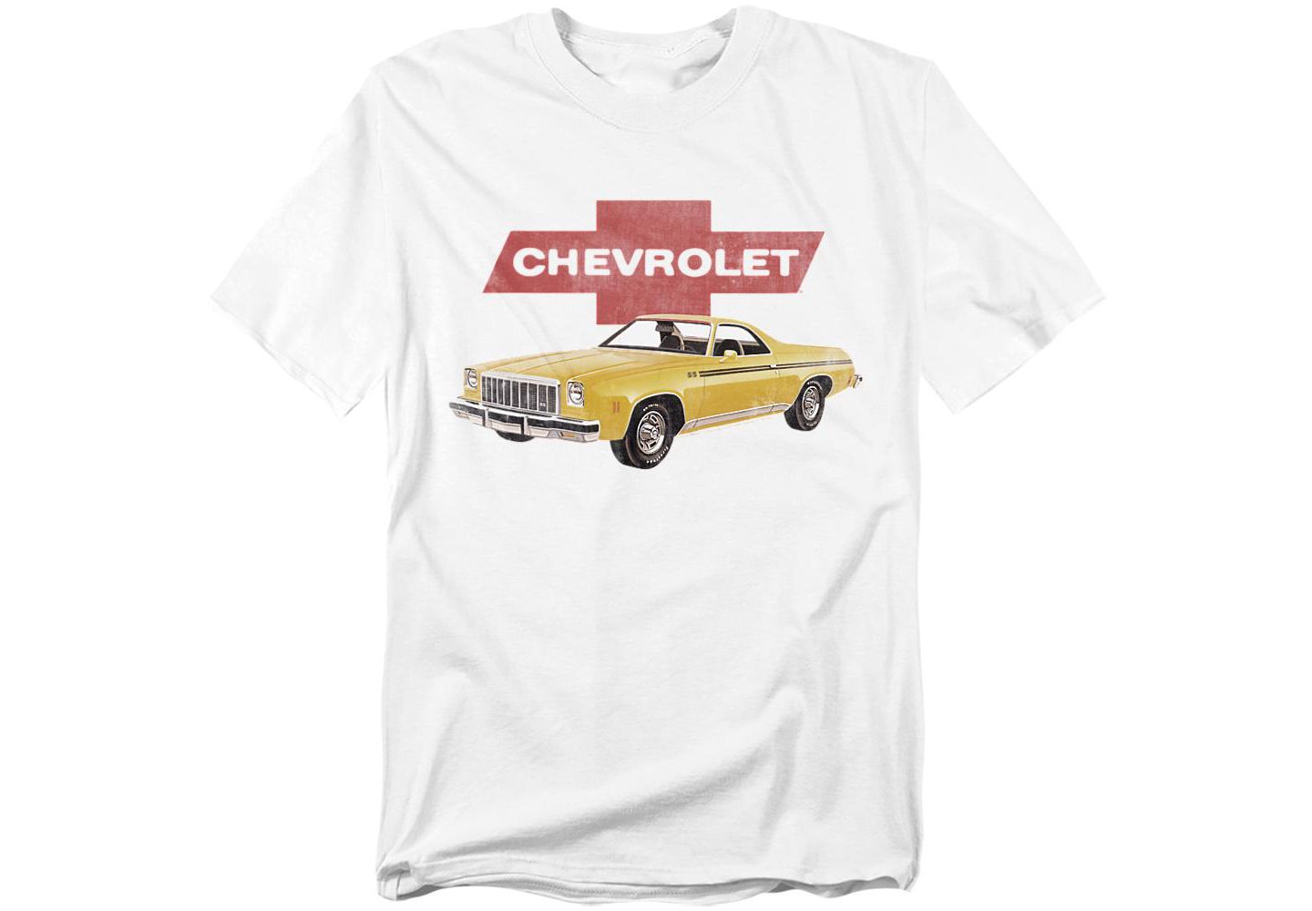 Мужская футболка Corvette Big & Tall Chevy Chevrolet El Camino, цвет: Белый — фото 1