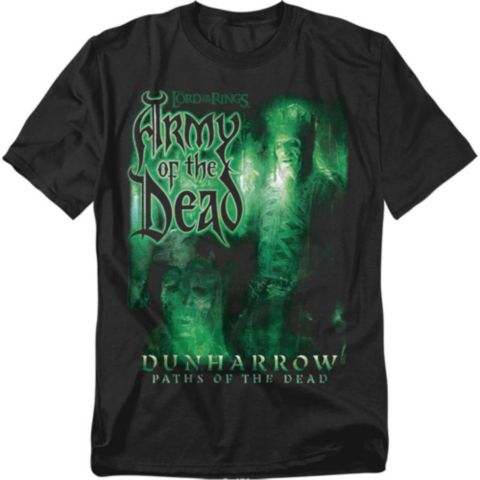 Мужская футболка Lord Of The Rings Big & Tall Army Of The Dead Homage, цвет: Чёрный