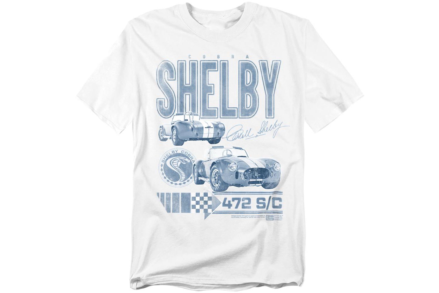 Big & Tall Shelby Cobra Shelby Mono AD T-Shirt