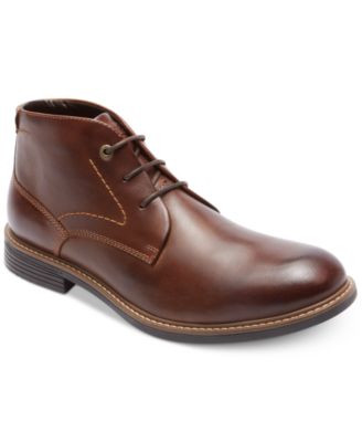 rockport leather chukka boots