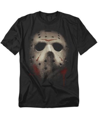 Men's Jason Voorhees Large Face Mask T-Shirt
