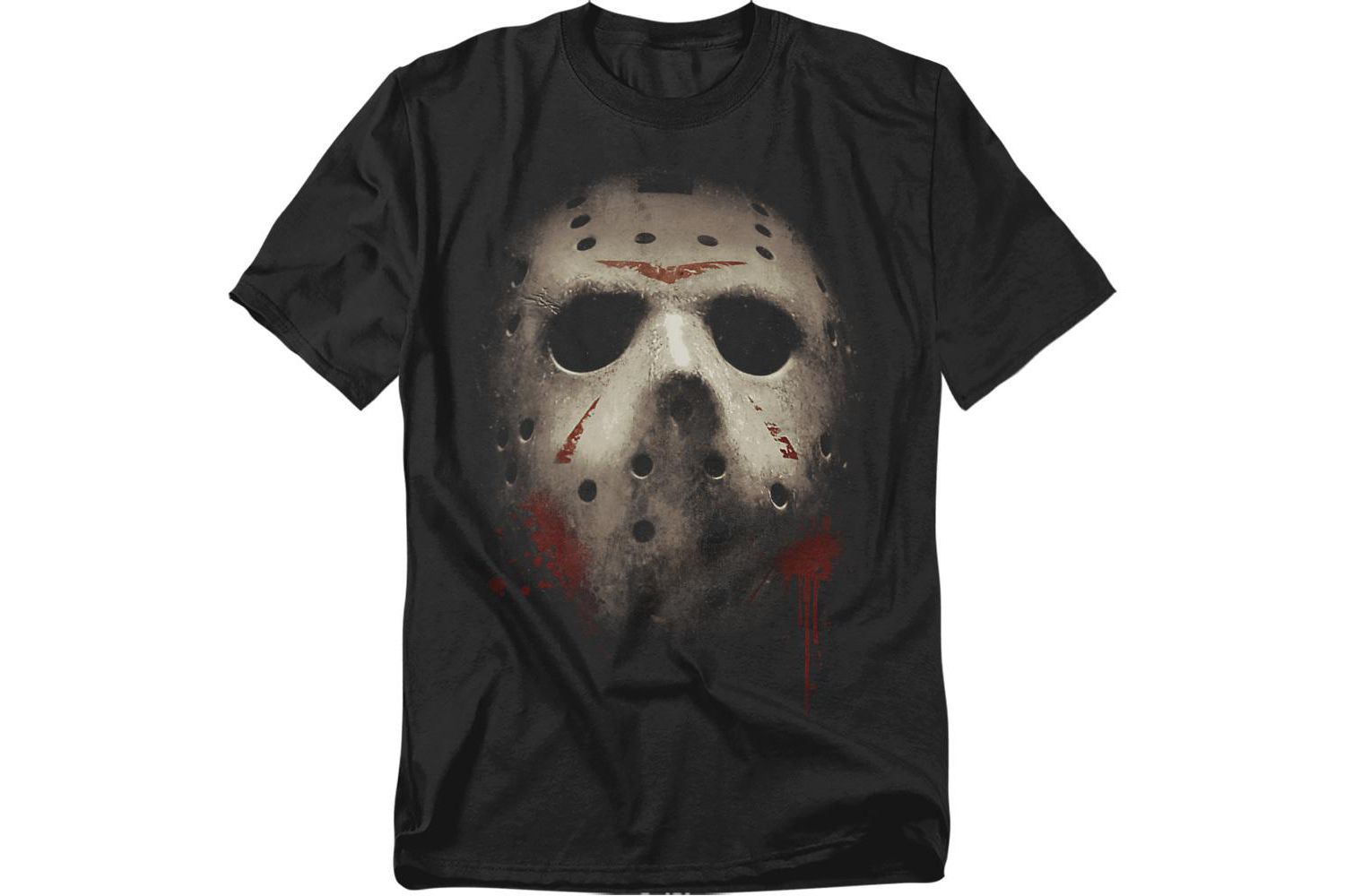 Men's Jason Voorhees Large Face Mask T-Shirt