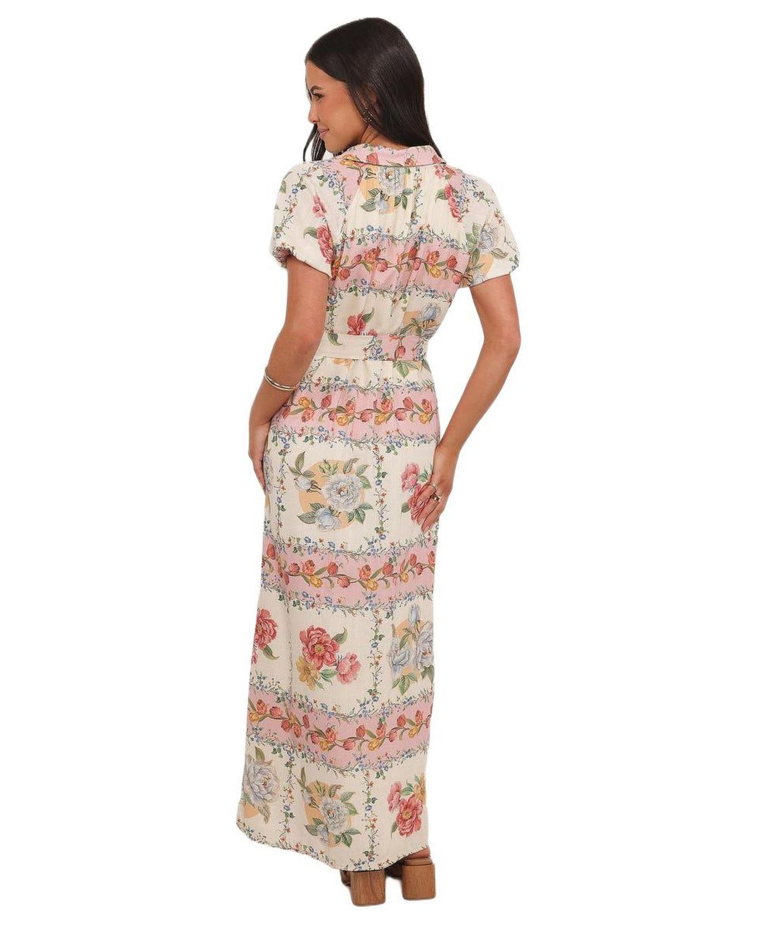Women's James Button Through Maxi Dress