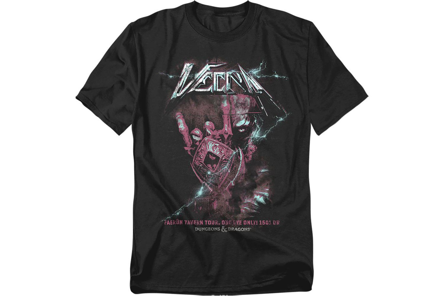 Men's Vecna Lightning Rock Band T-Shirt