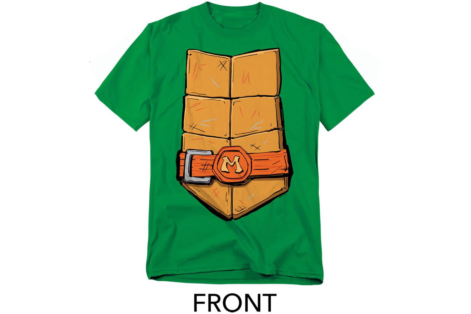 Men's Mayhem Michelangelo Shell Front Back T-Shirt