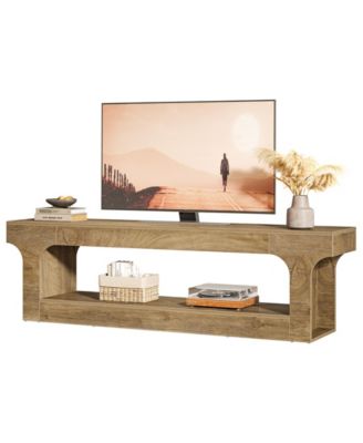63-Inch TV Stand for 55/60/65/75-Inch TVs, Farmhouse TV Console, Entertainment Center Television Stand
