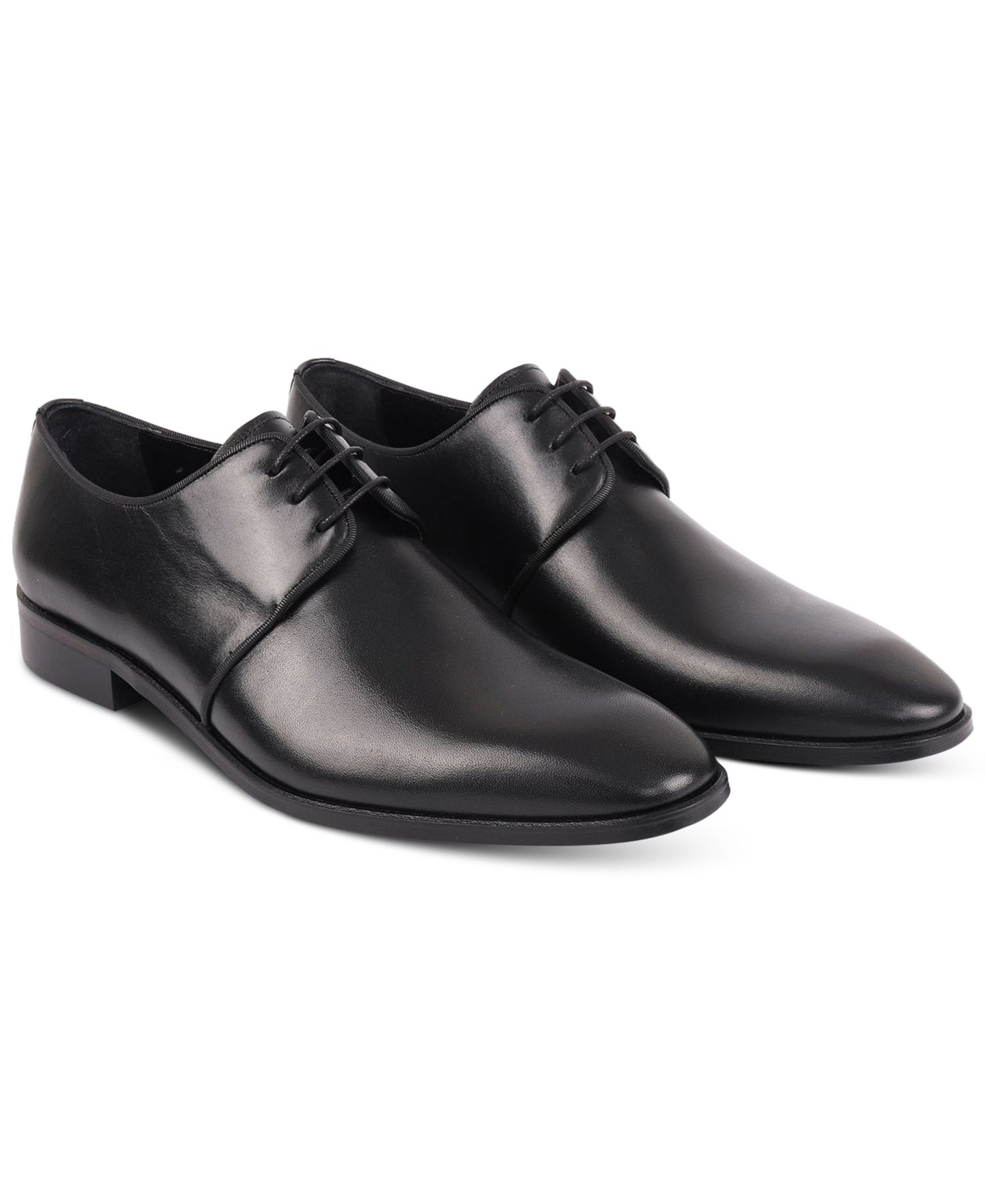 Мужские туфли VELLAPAIS Hico Lace-Up Derby, цвет: Чёрный — фото 6