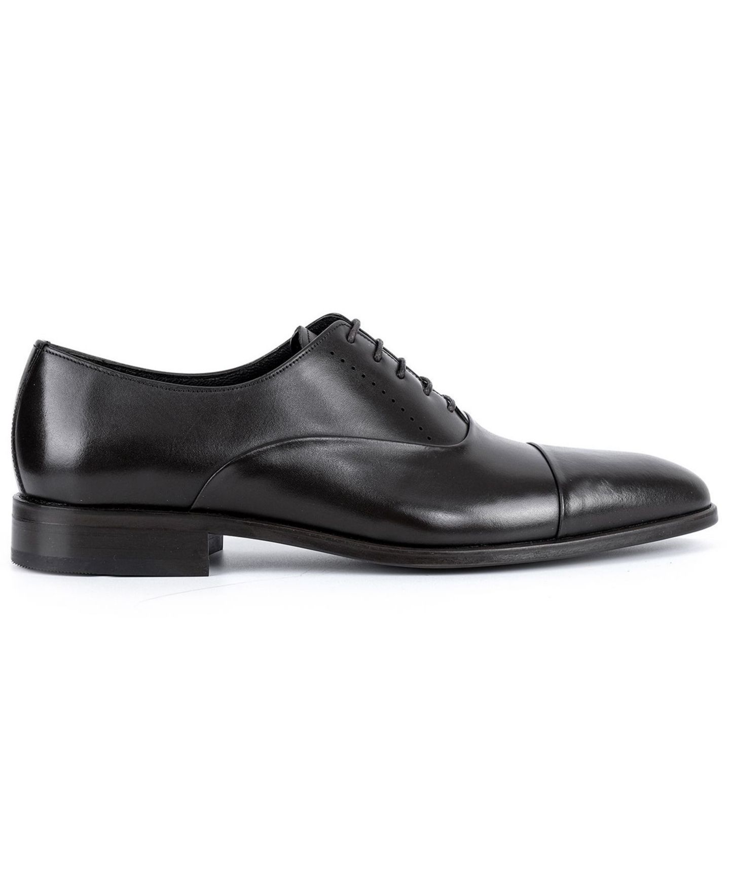 Мужские туфли VELLAPAIS Dinero Lace-Up Oxford Dress Shoes, цвет: Чёрный — фото 2