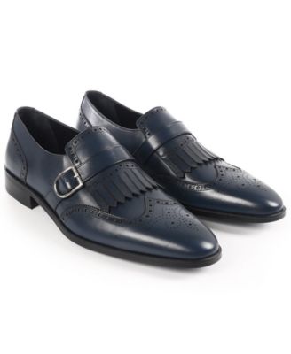 Men's Monk Strap Tassel Wingtip Dress Shoes