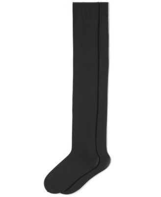 Women's Opaque Contrast Bold Over The Knee Socks