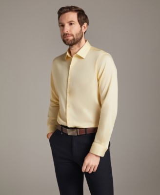 Men's Diamond Dobby Slim Fit Dress Shirt