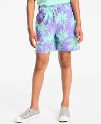 Boys' Printed Swim Trunks
