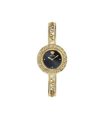 Women's Greca Pendant IP Yellow Gold Bracelet Watch, 28mm