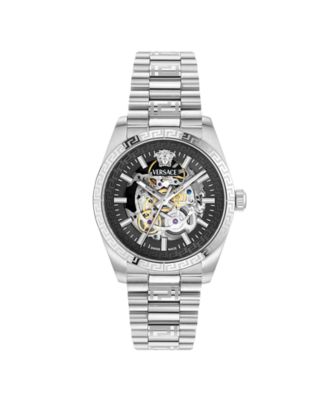 Men's Millenyium Limited Edition Automatic Silver Stainless Steel Bracelet Watch, 40mm