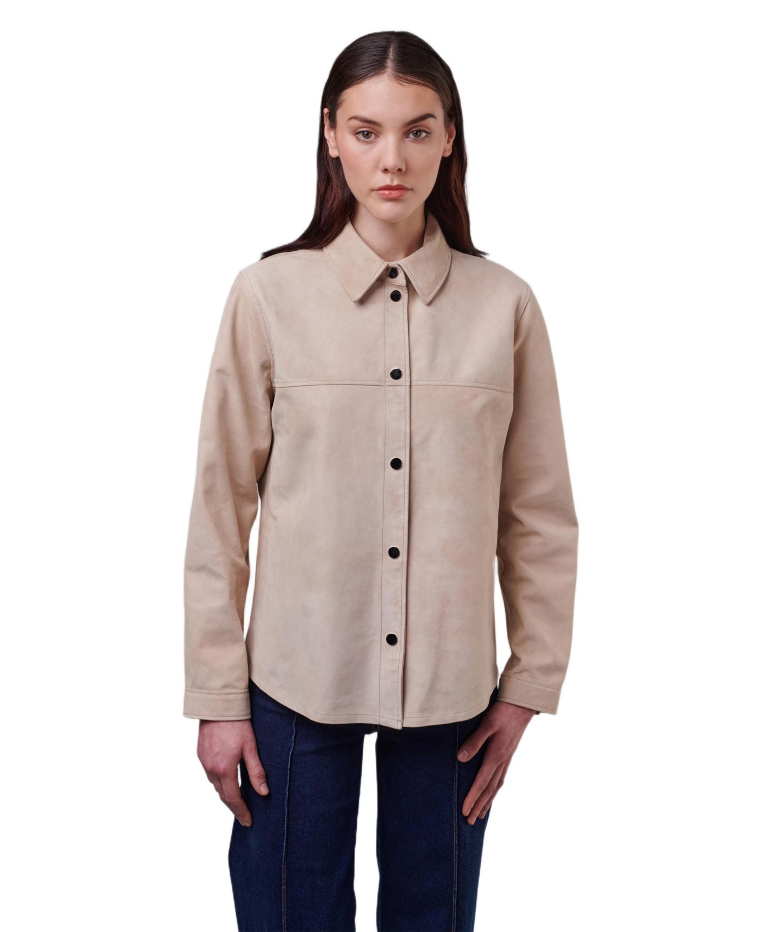 Women's Sabine Suede Shirt Jacket