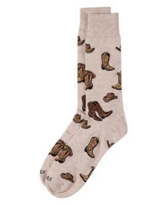 Men's Cowboy Boots Crew Socks