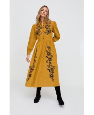 Women's Puglia Corduroy Midi Dress