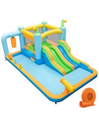 Giant Inflatable Water Slide for Kids Ages 3-10, 680W Blower Included